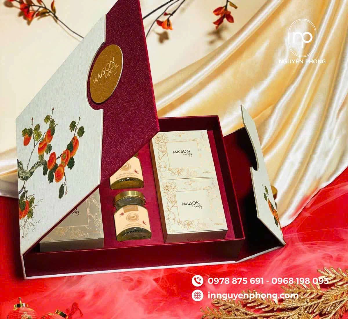 Hộp nam châm bồi giấy mỹ thuật cao cấp